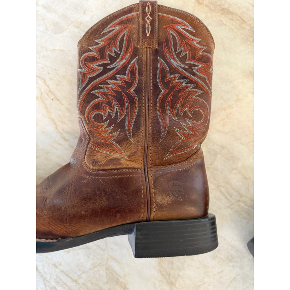 Men's Ariat sport herdsman square toe Brown Cowboy & Western BootsSize 11 - Picture 11 of 16